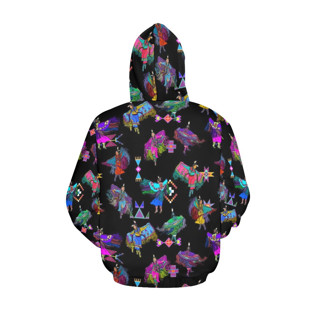Women's Fancy Dancers Black Hoodie for Women