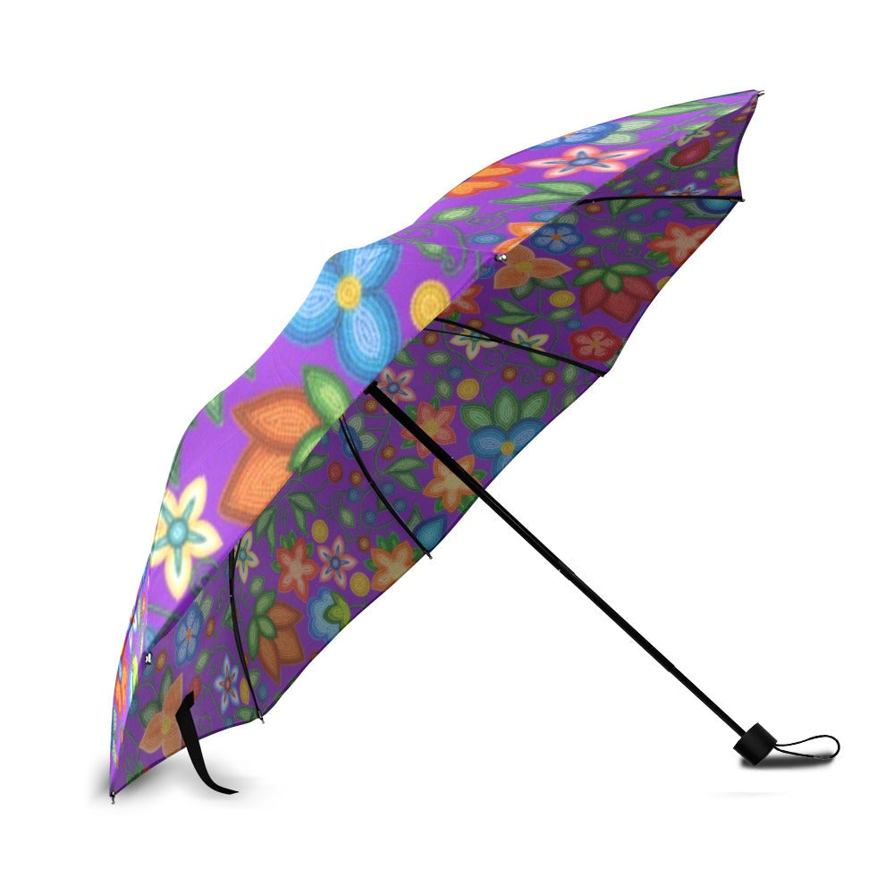 Morning Harmony Purple Foldable Umbrella
