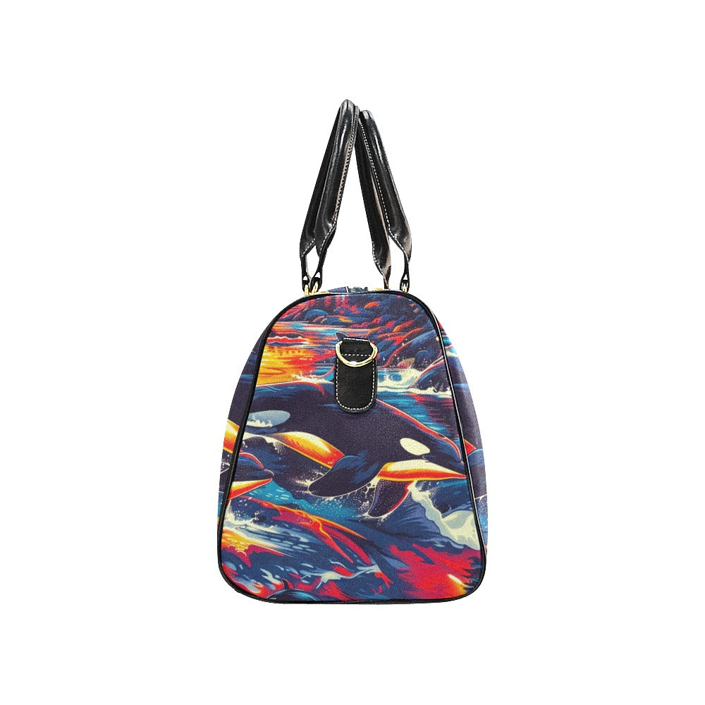 Killer Whales in the Bay Small Travel Bag