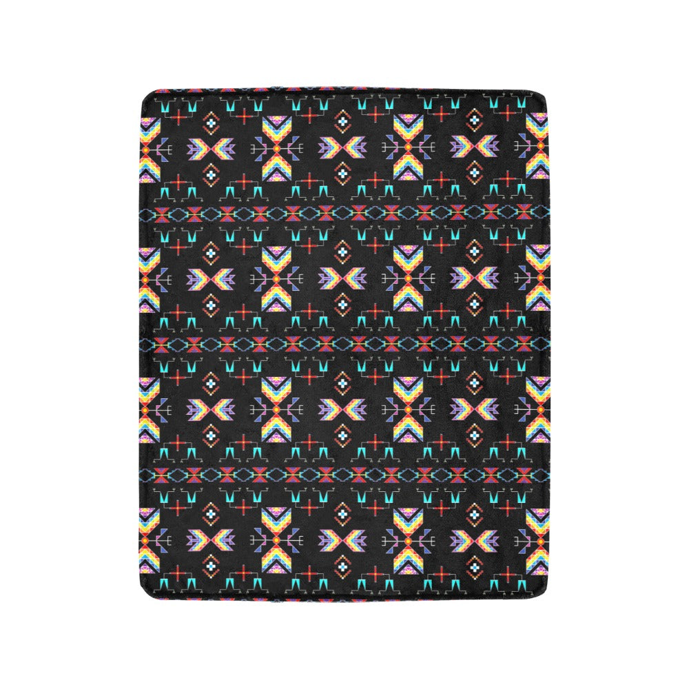 Rainy Chief Rainbow Small Micro Fleece Blanket