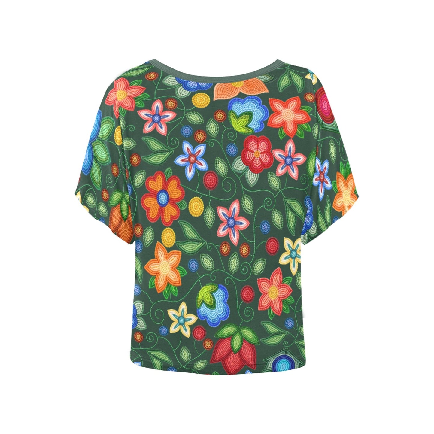Morning Harmony Forest Batwing Blouse