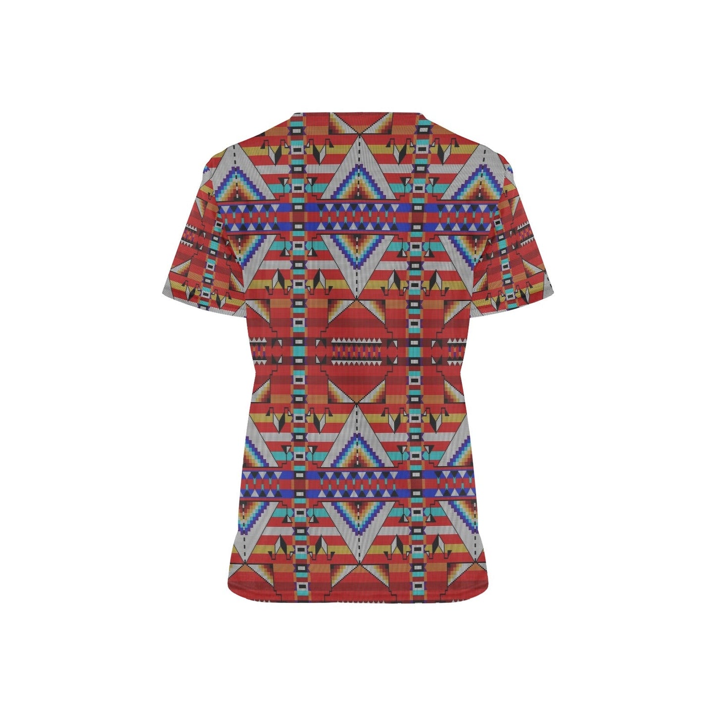 Medicine Blessing Red Scrub Top