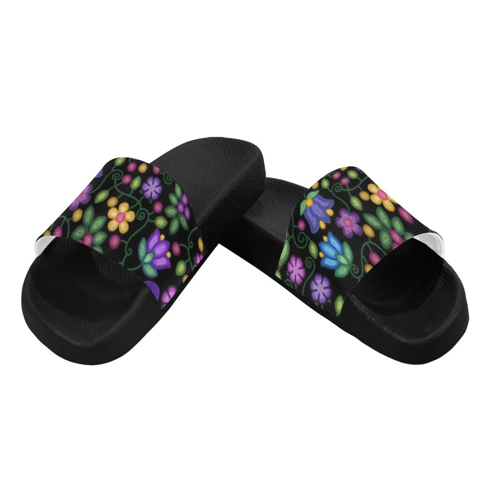 Bloom Uplift Black Slide Sandals