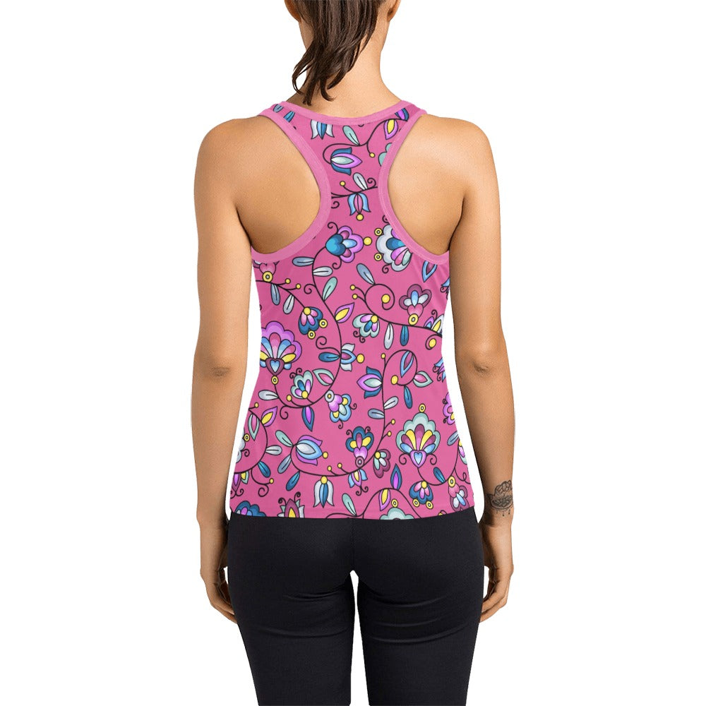 Autumn Bundle Blessing Pink Women's Racerback Tank Top