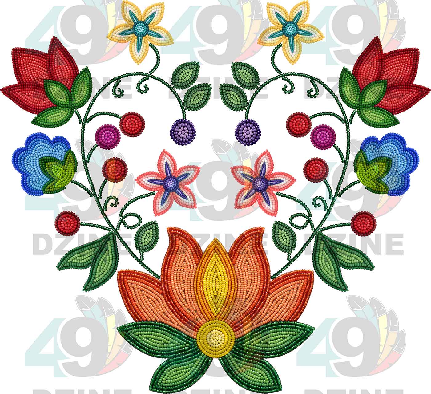 Morning Harmony Beadwork Style