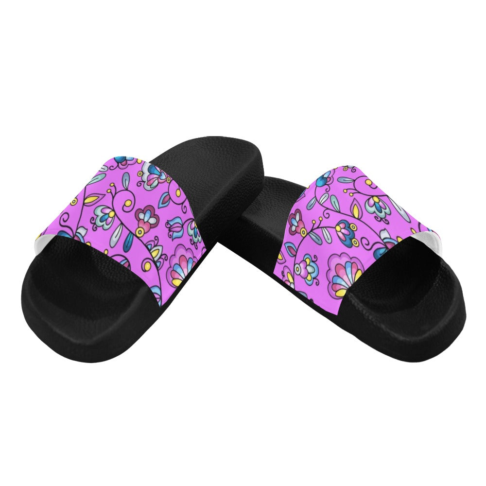 Autumn Bundle Blessing Purple Men's Slide Sandals