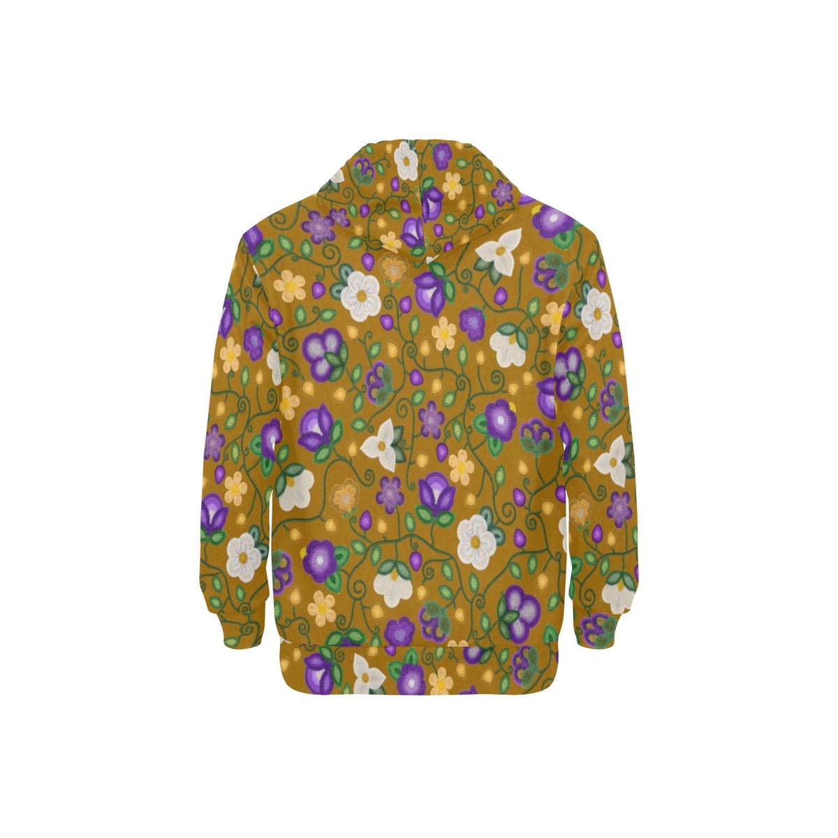 Midnight Moss Bloom Toffee Fleece Hoodie