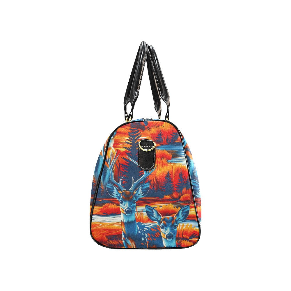 Deer Family Small Travel Bag