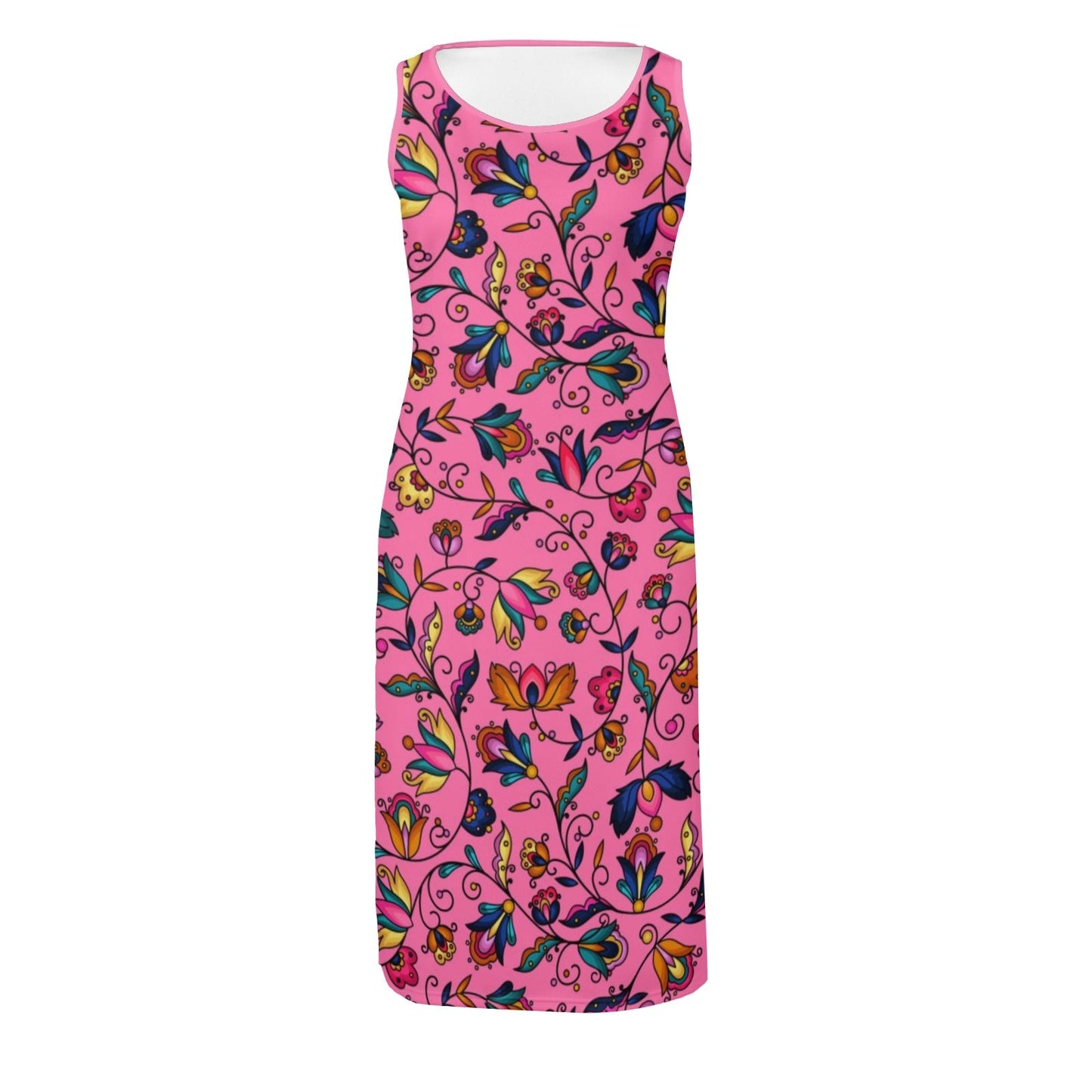 Copper Prairie Petals Phaedra Dress