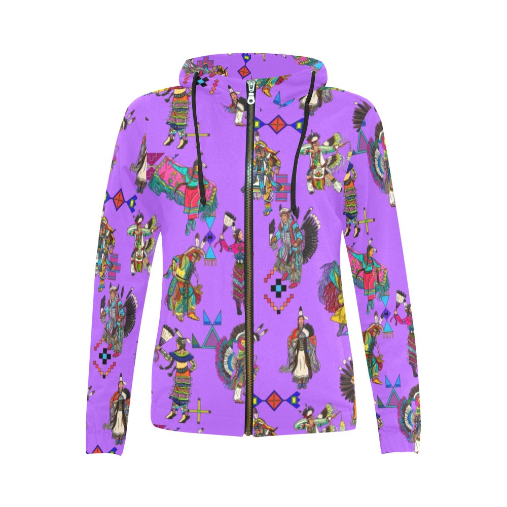 Grand Entry Dancers Full Zip Hoodie for Women