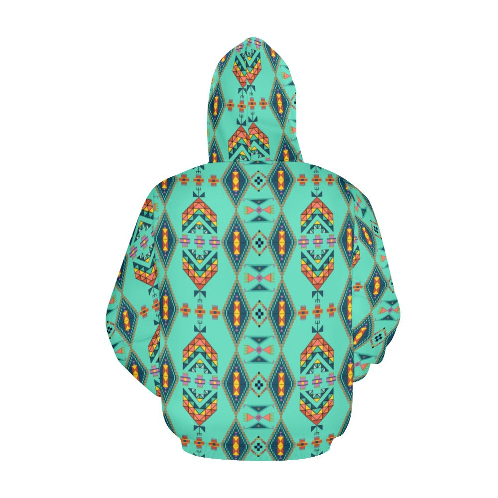 Travois Tipi Smoky Sky Hoodie for Men