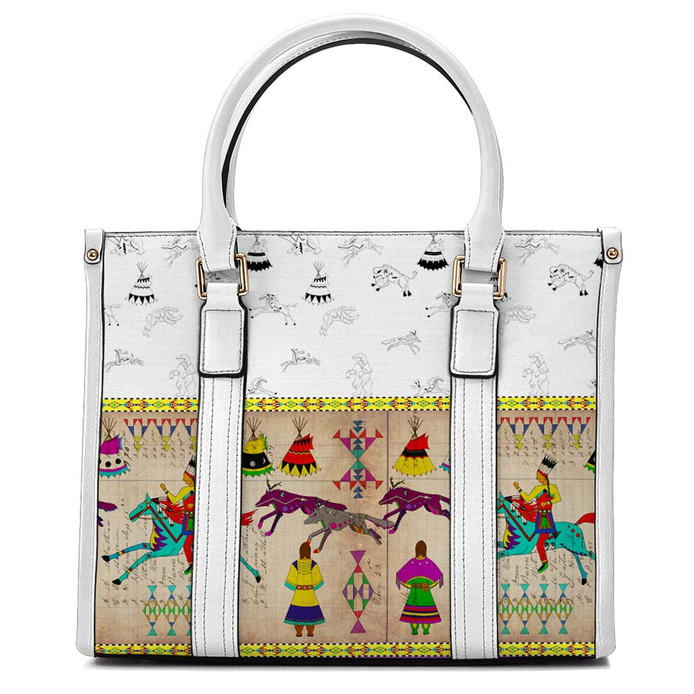 Ledger Village Convertible Handbag