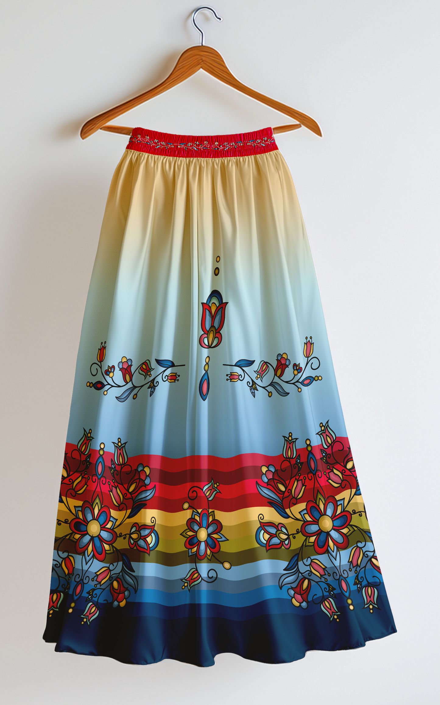 Frozen Petal Cascade Skirt