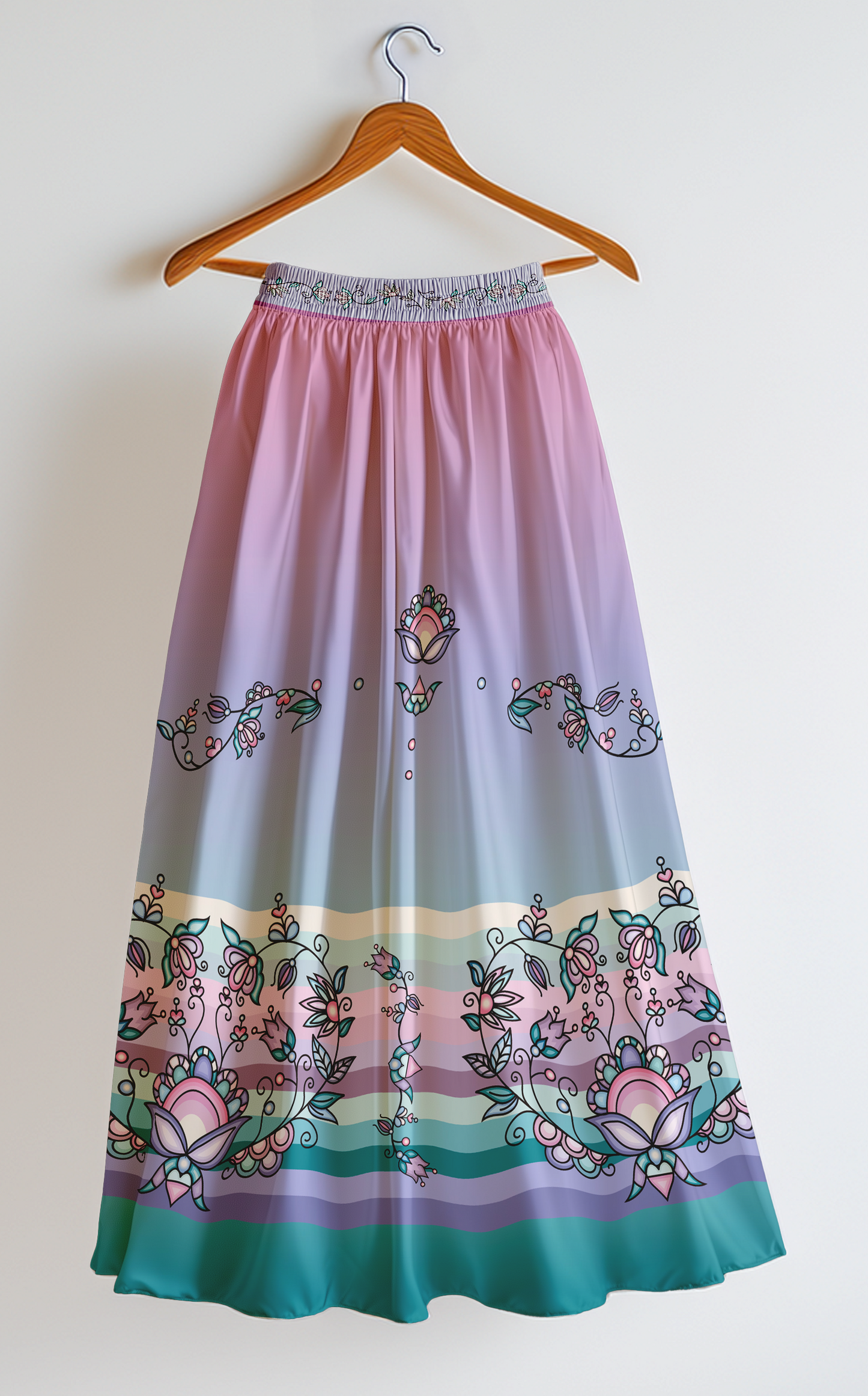 Silver Frostflower Skirt