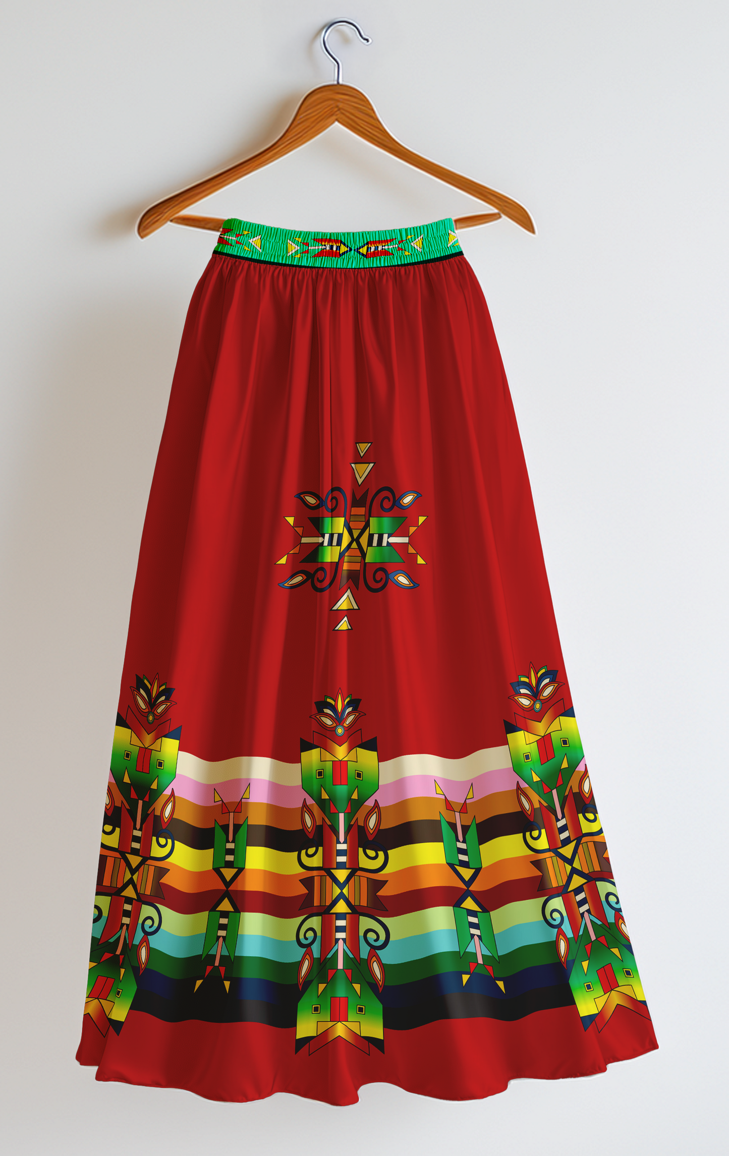 Heritage Tapestry Geometric Skirt
