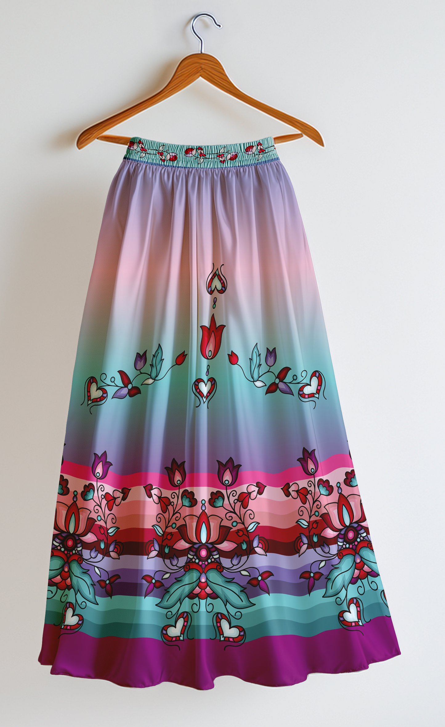 Snowlit Petal Dreams Skirt