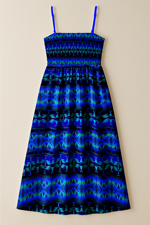 Between the Blue Ridge Mountains Smock Top Dress