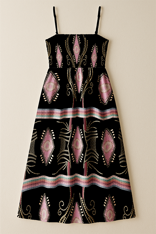 Dreams of Deco Black Smock Top Dress