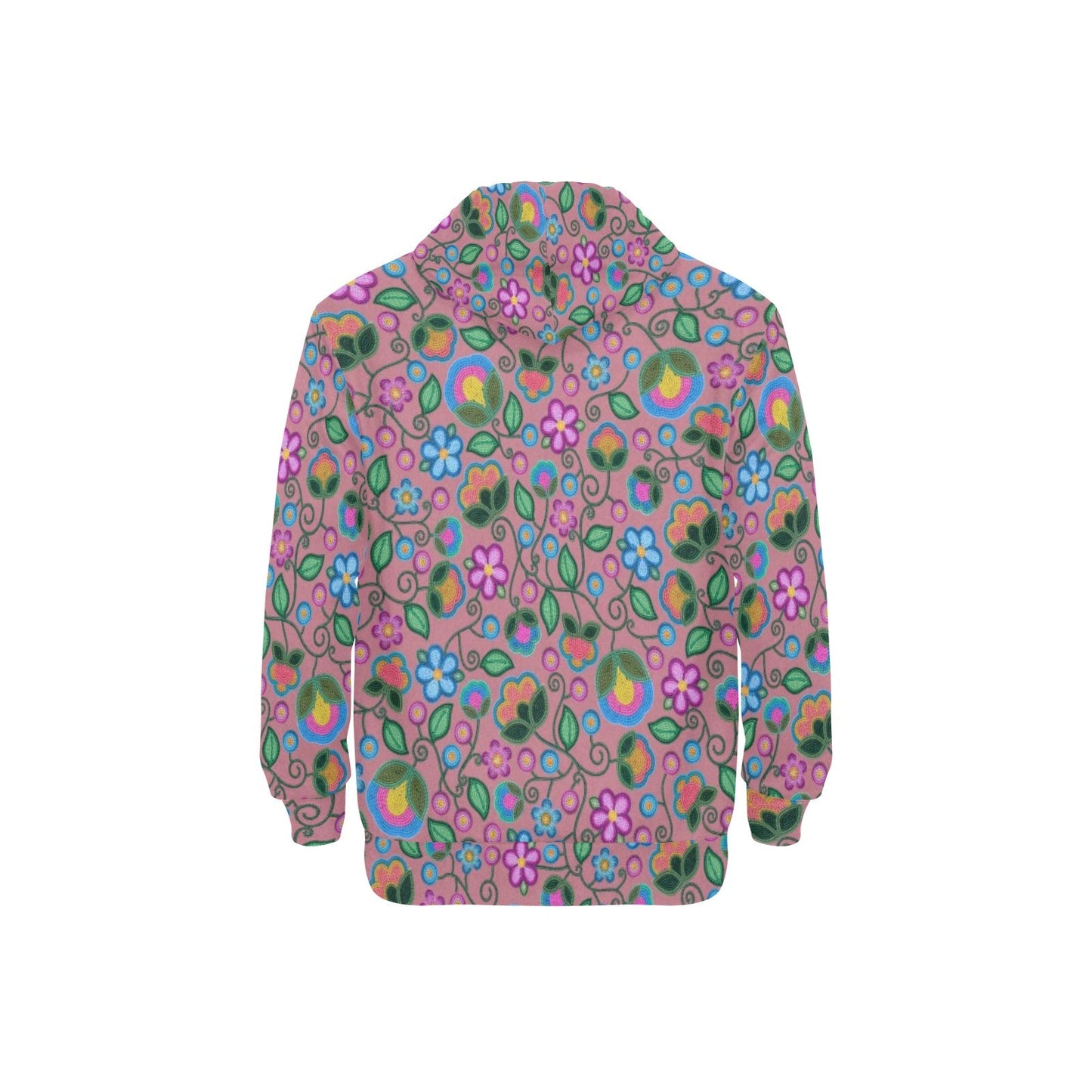 Turquoise Sunbeam Peach Fleece Hoodie