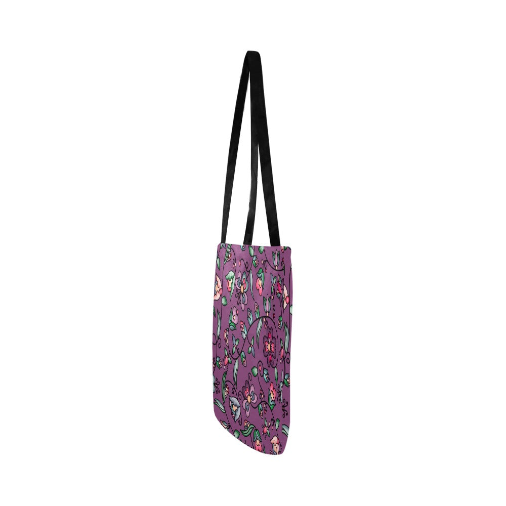 Amber Evening Garland Purple Reusable Shopping Bag