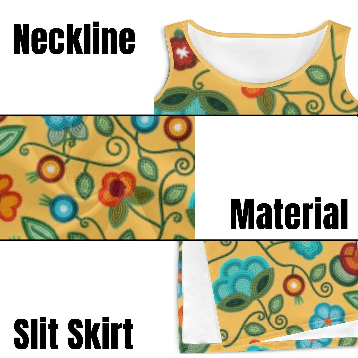 Prairie Fire Petals HoneyPhaedra Dress
