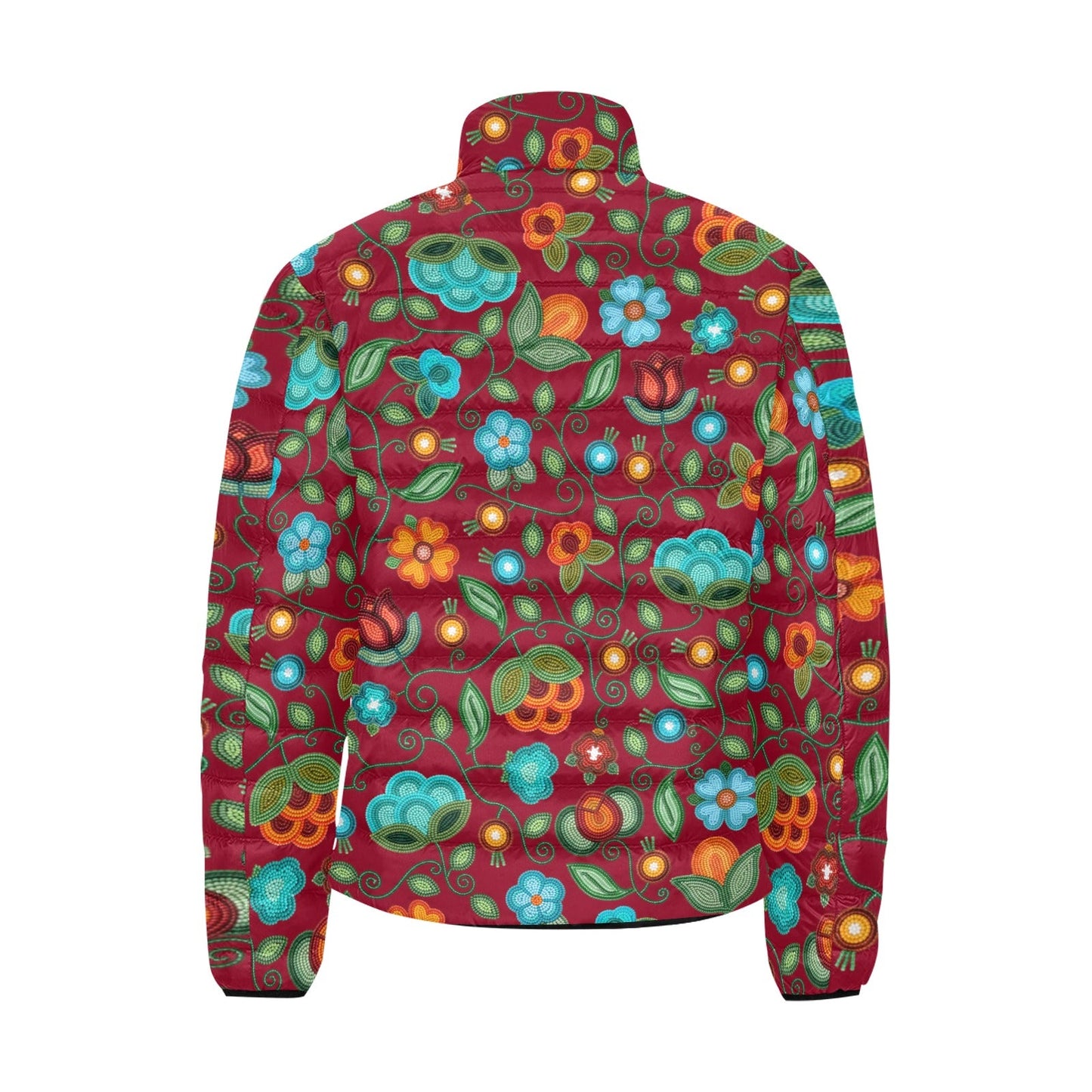 Prairie Fire Petals Red Padded Jacket