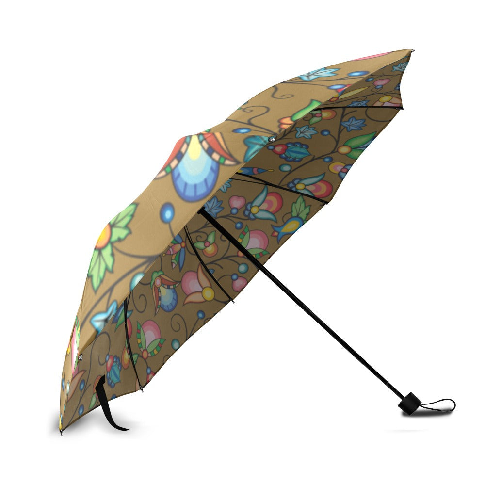 Prairie Plains Spirit Fall Leaves Foldable Umbrella