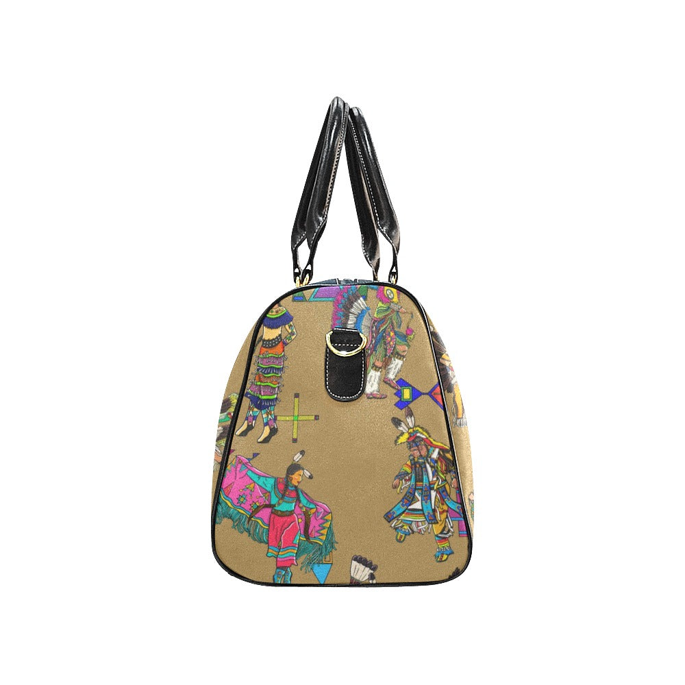 Grand Entry Dancers Earth Large Travel Bag