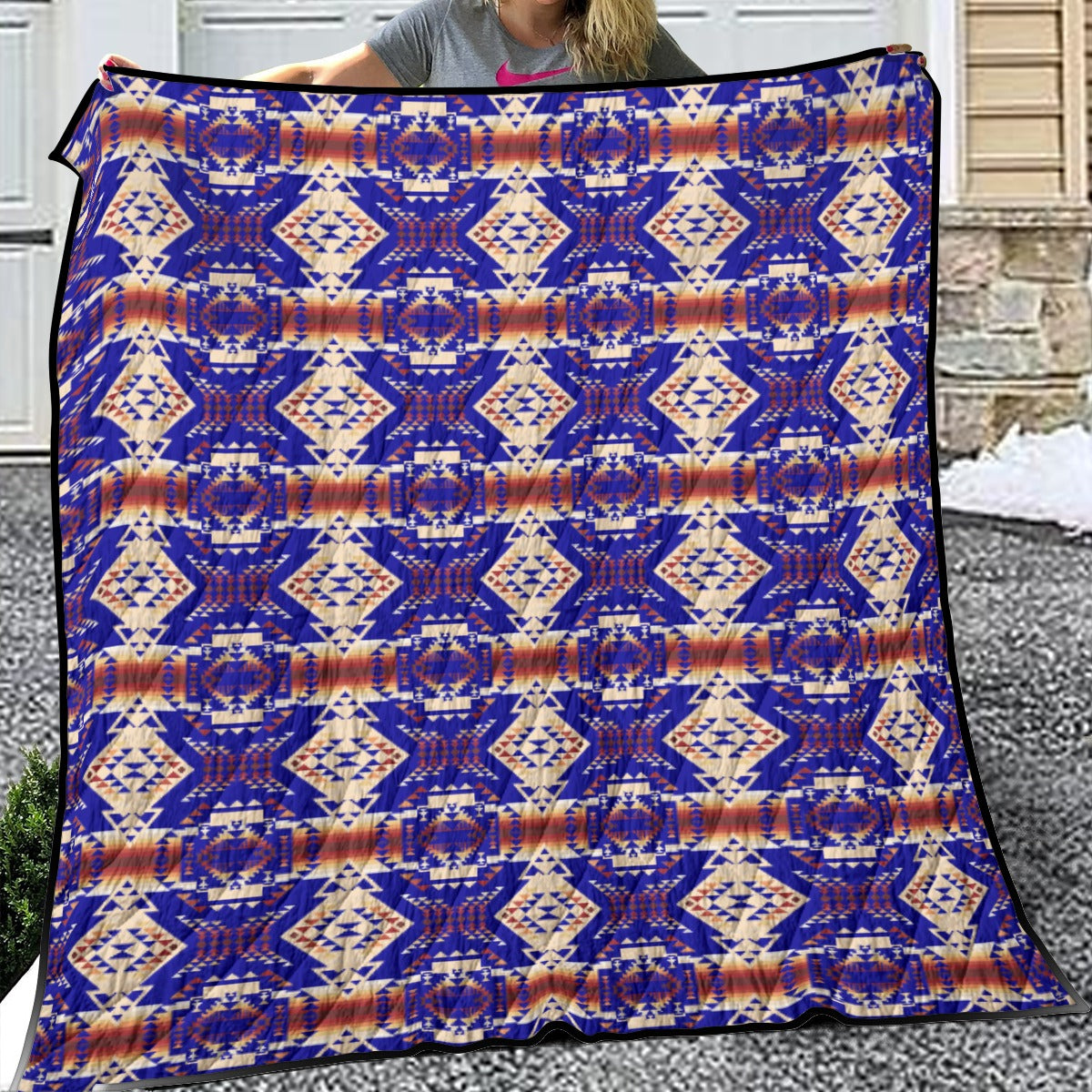 Gathering Earth Lake Lightweight Quilt by 49 Dzine