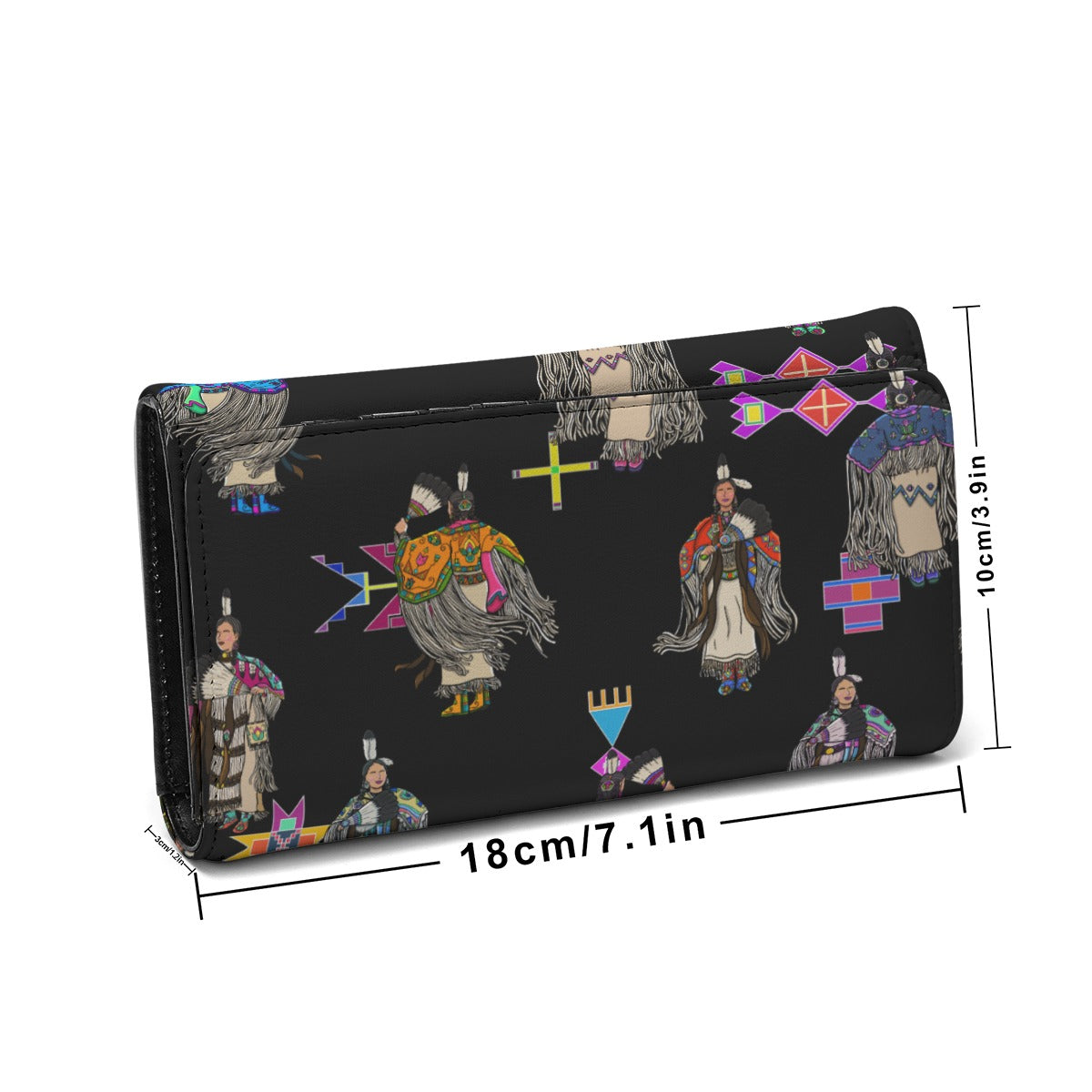 Women's Tradish Dancers Black Wallet