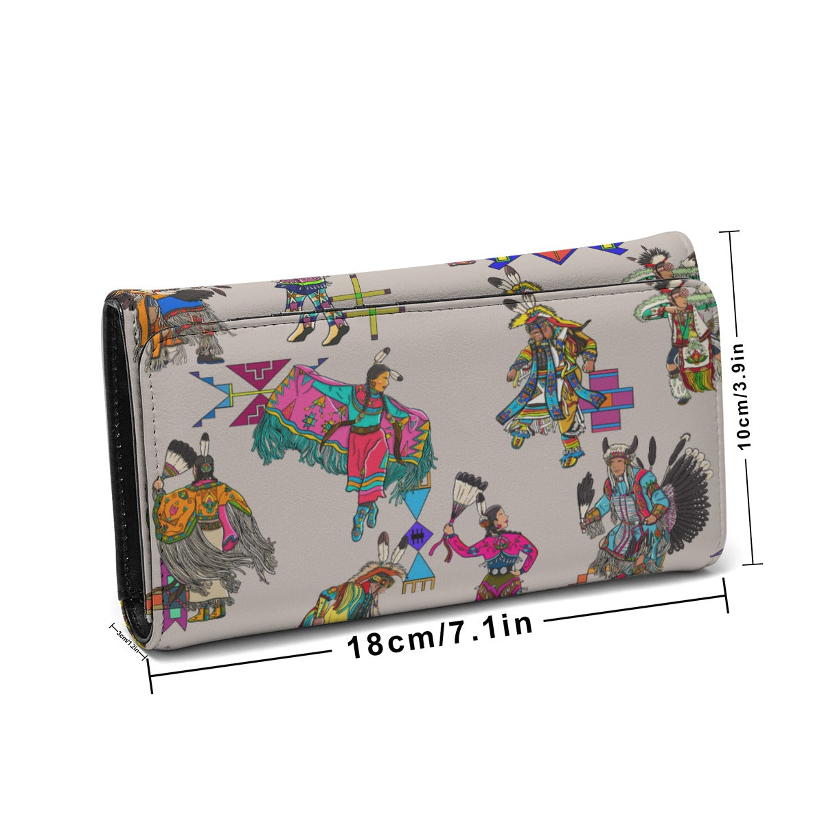 Grand Entry Dancers Muslin Foldable Wallet