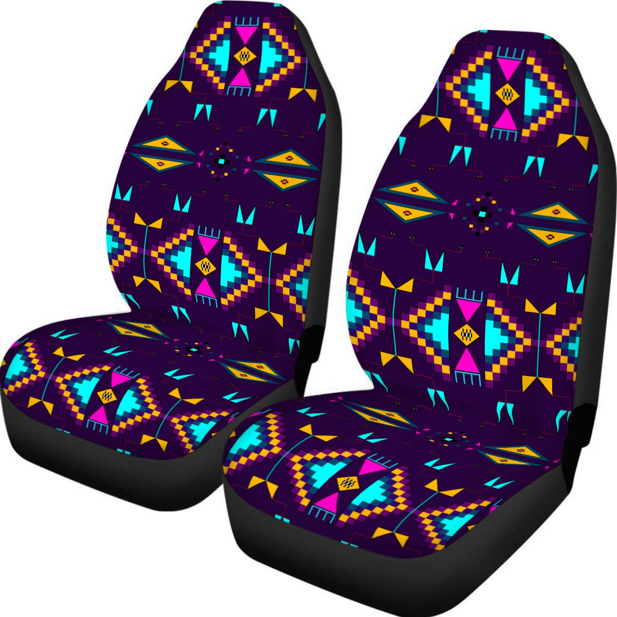 Rite of Passage Dark Purple Universal Car Seat Cover With Thickened Back