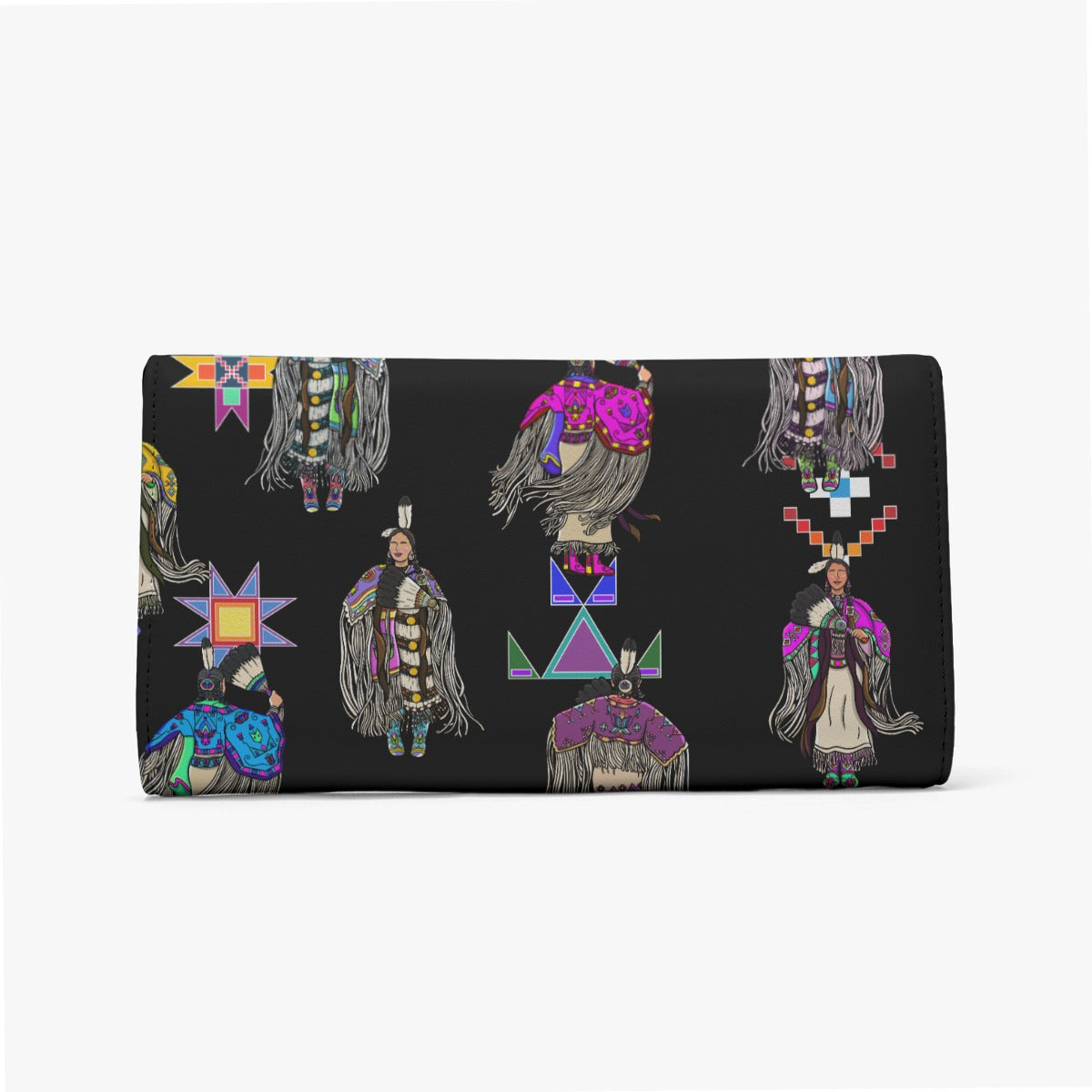 Women's Tradish Dancers Black Foldable Wallet
