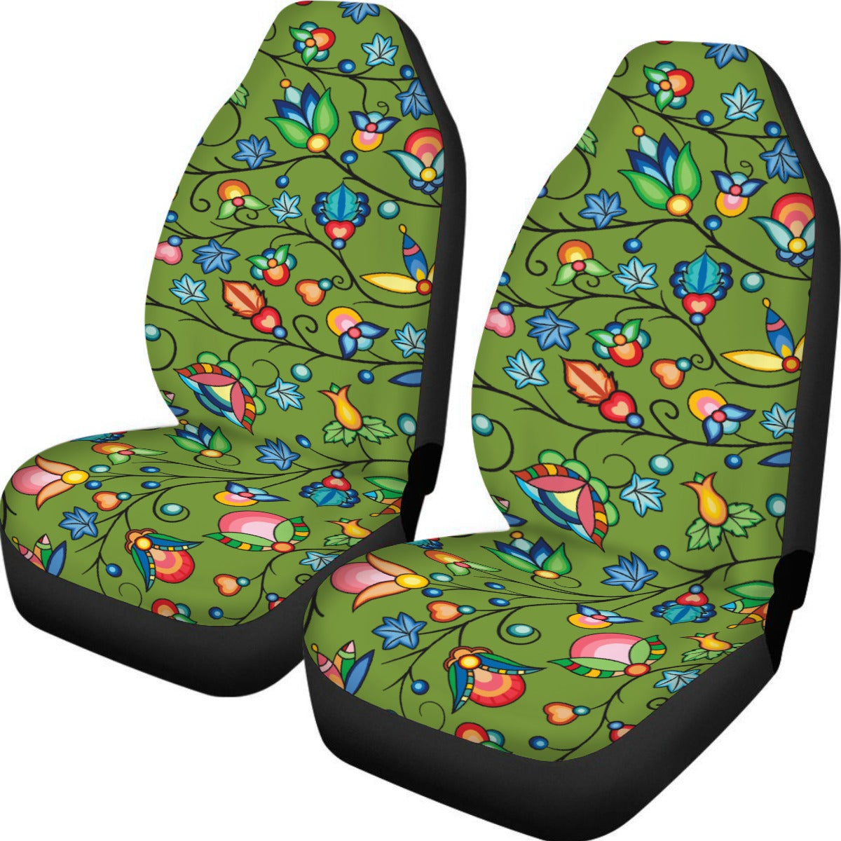 Prairie Plains Spirit Sweetgrass Universal Car Seat Cover With Thickened Back