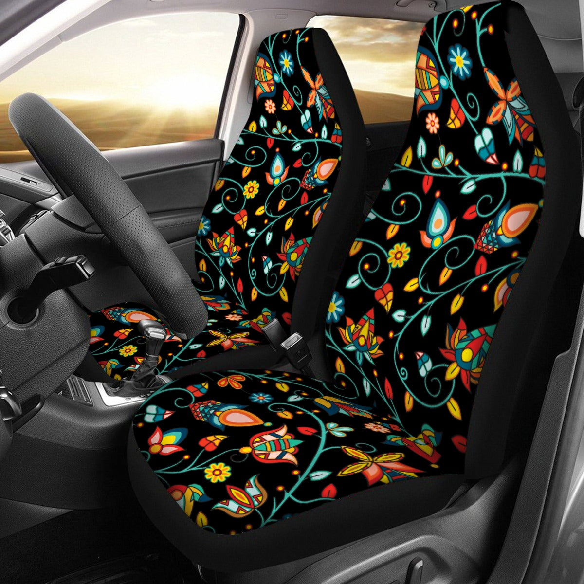 Thorny Path Universal Car Seat Cover With Thickened Back