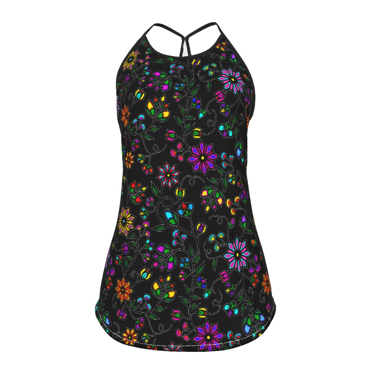 Prairie Paintbrush Criss Cross Tank Top