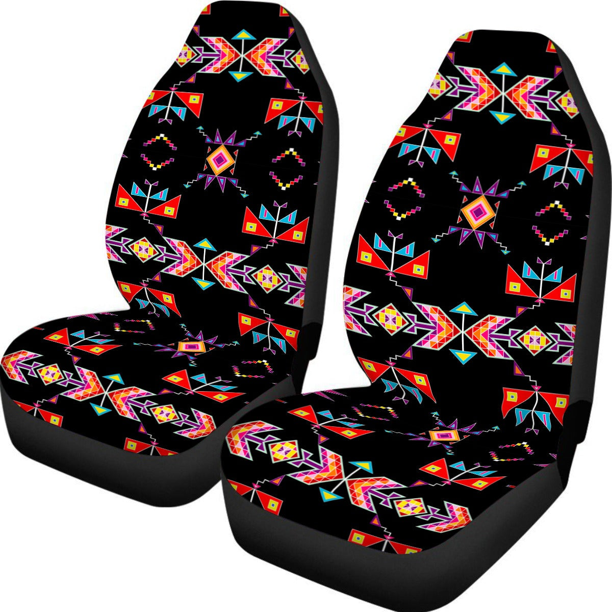 Scattered Generations Black Car Seat Covers