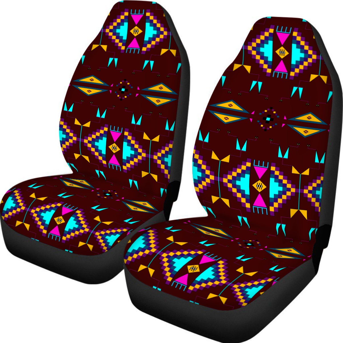 Rite of Passage Pemmikan Berry Universal Car Seat Cover With Thickened Back