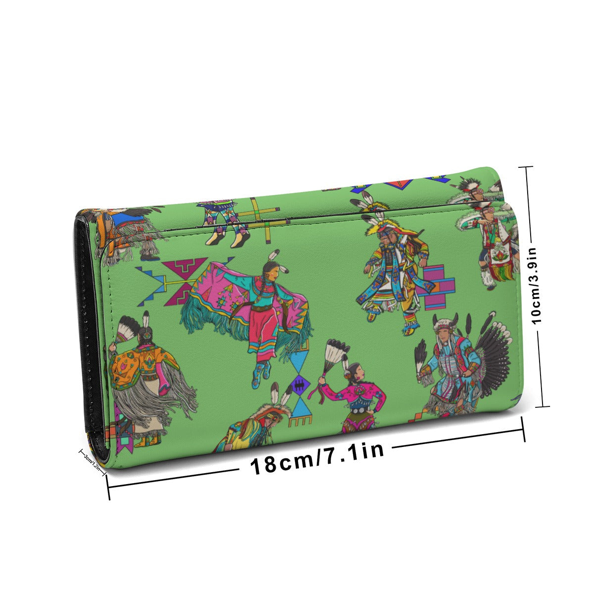 Grand Entry Dancers Grass Foldable Wallet