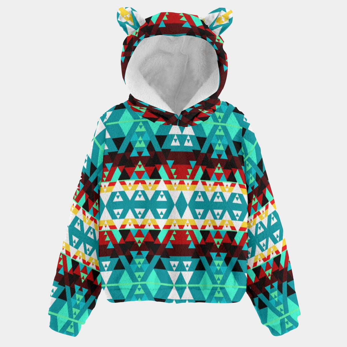 Writing on Stone Wheel Youth Hoodie With Ears