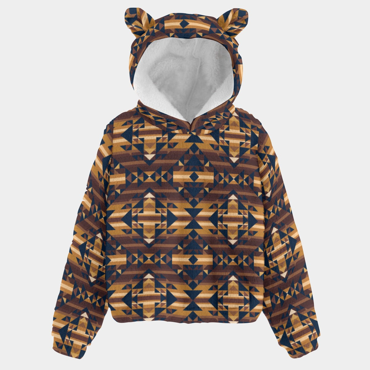 Maroon Cloud Youth Hoodie With Ears