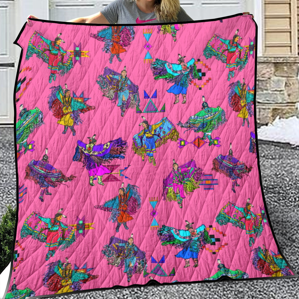 Women's Fancy Dancers Pink Lightweight Quilt