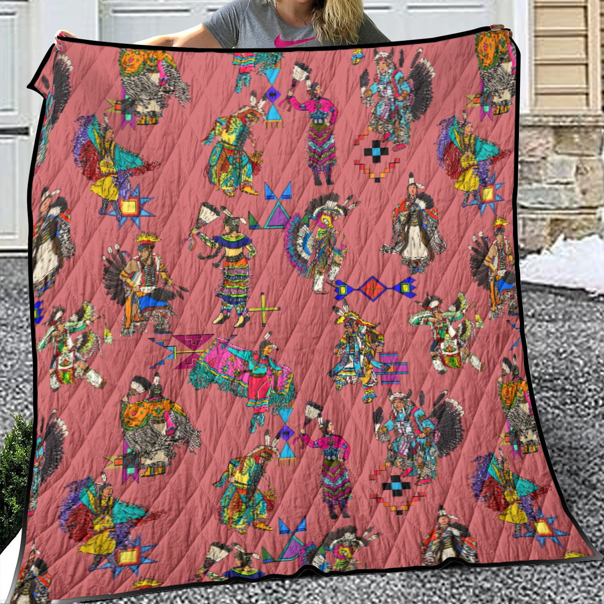 Grand Entry Dancers Lightweight Quilt