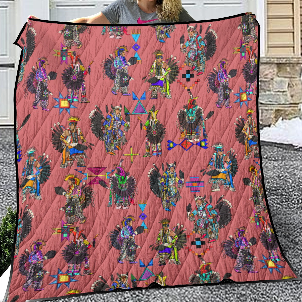 Men's Tradish Dancers Terra Cotta Lightweight Quilt