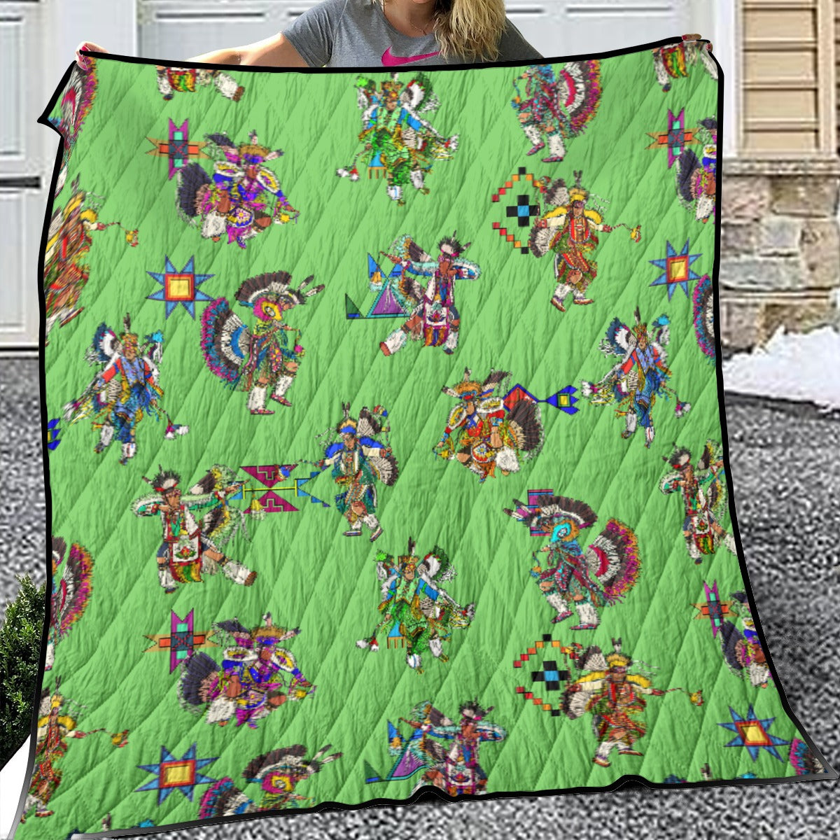 Men's Fancy Dancers Grass Lightweight Quilt