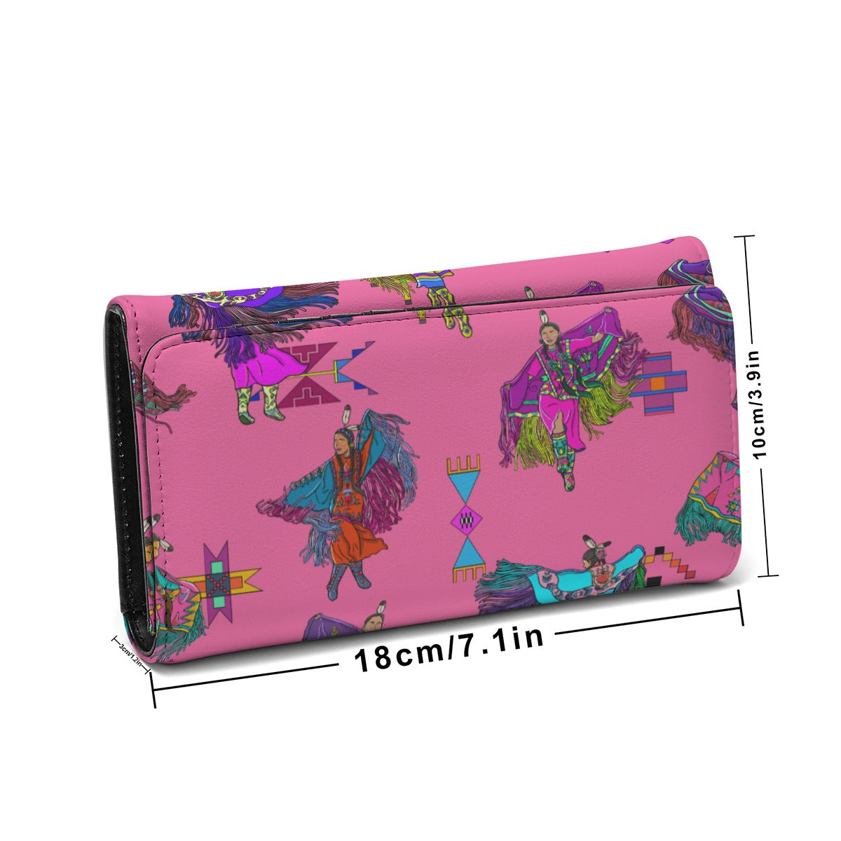Women's Fancy Dancers Pink Foldable Wallet