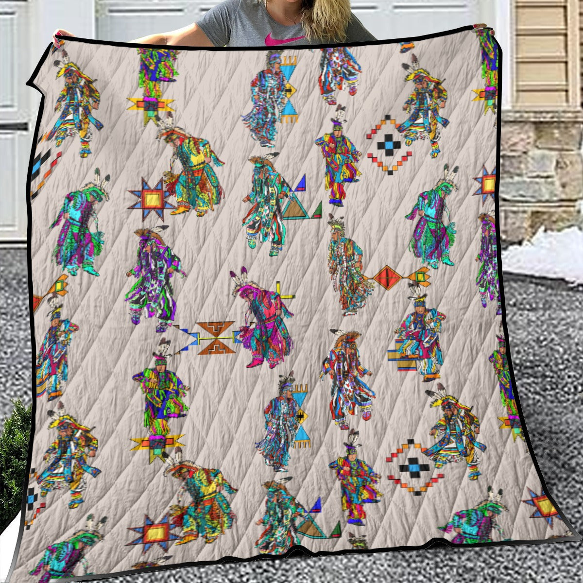 Men's Grass Dancers Muslin Lightweight Quilt