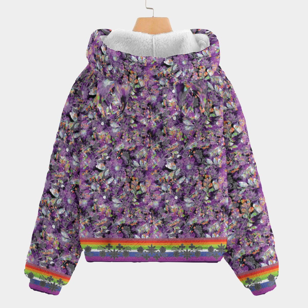 Culture in Nature Purple Youth Hoodie with Ears