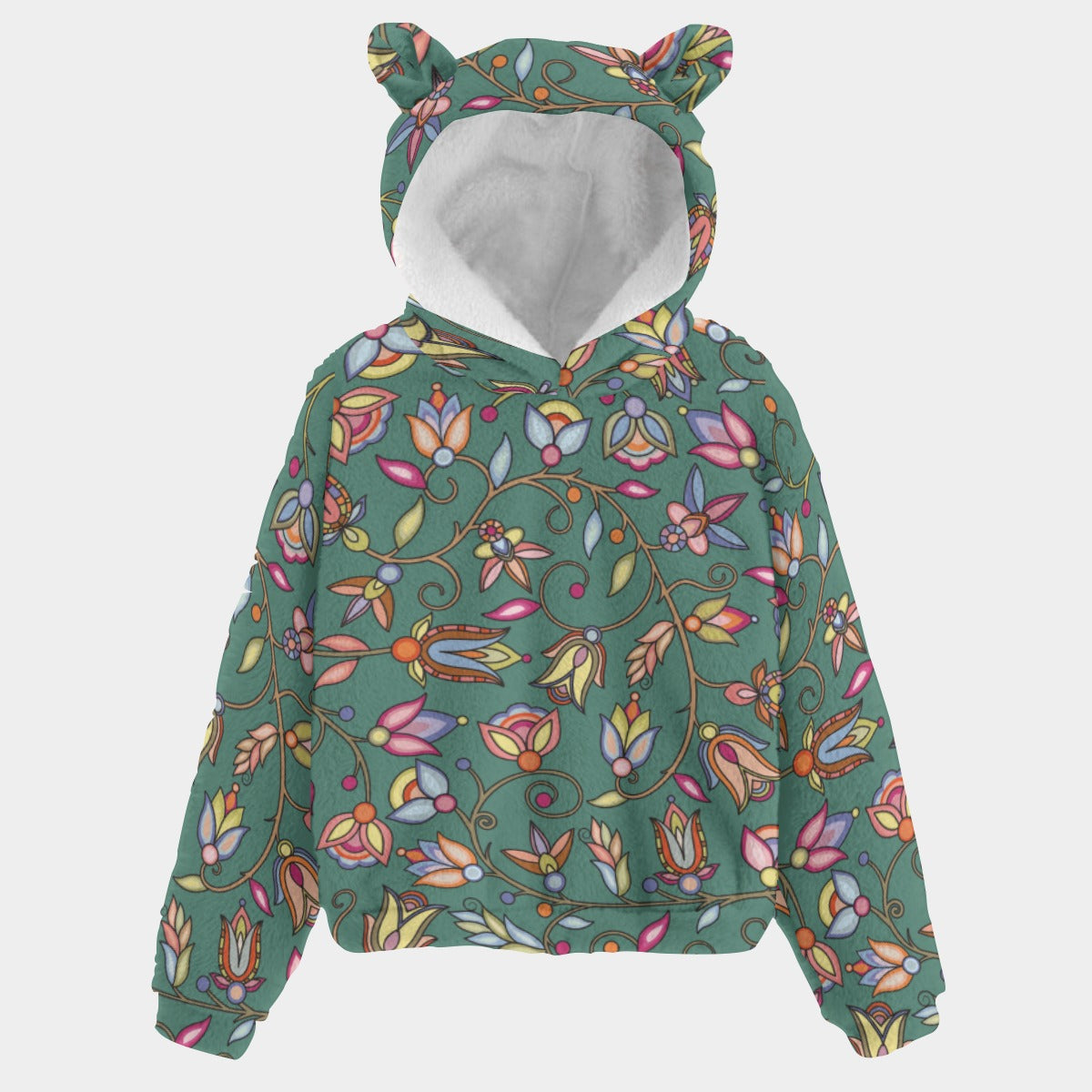 Buffalo Bloom Pond Reflection Youth Hoodie With Ears