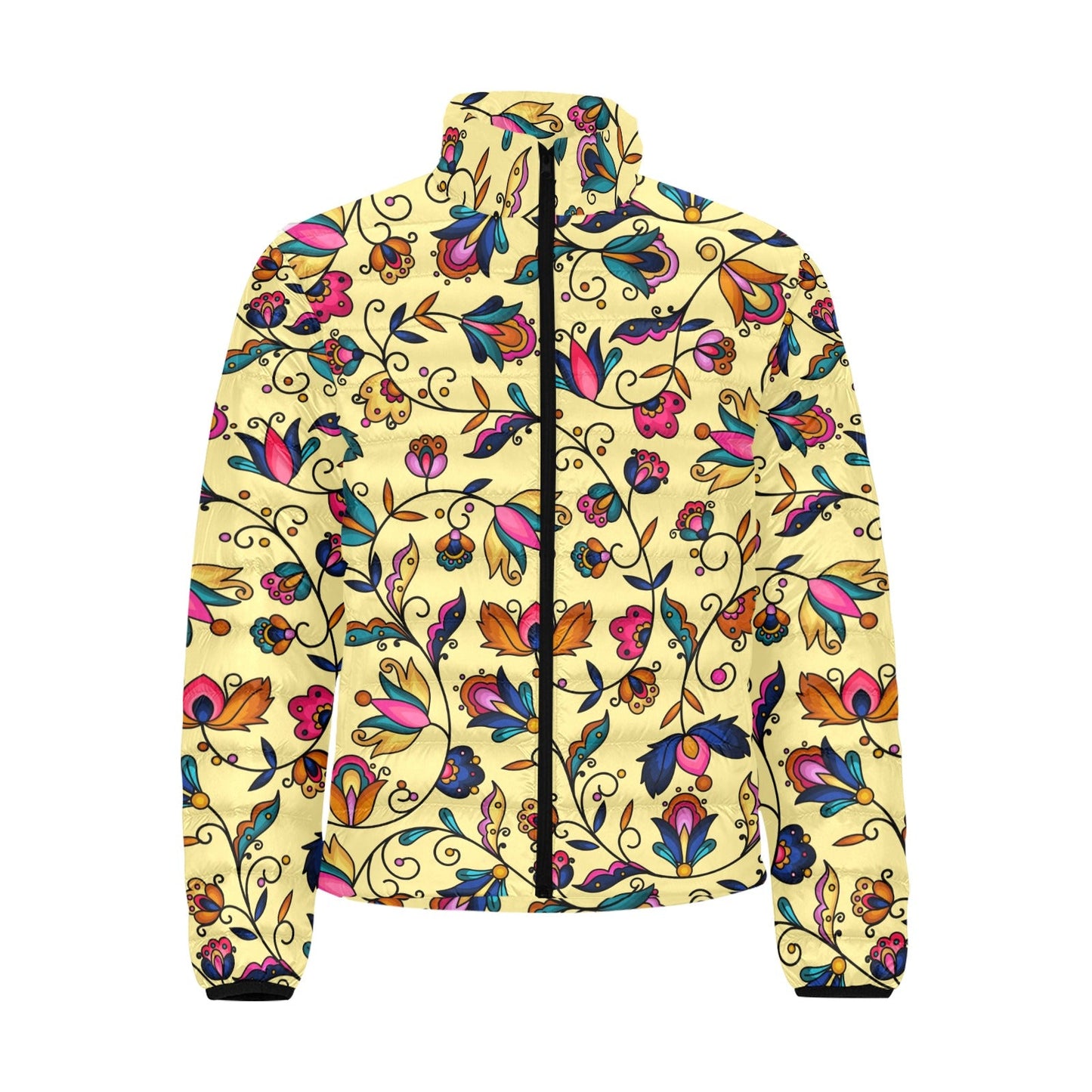 Copper Prairie Petals Padded Jacket